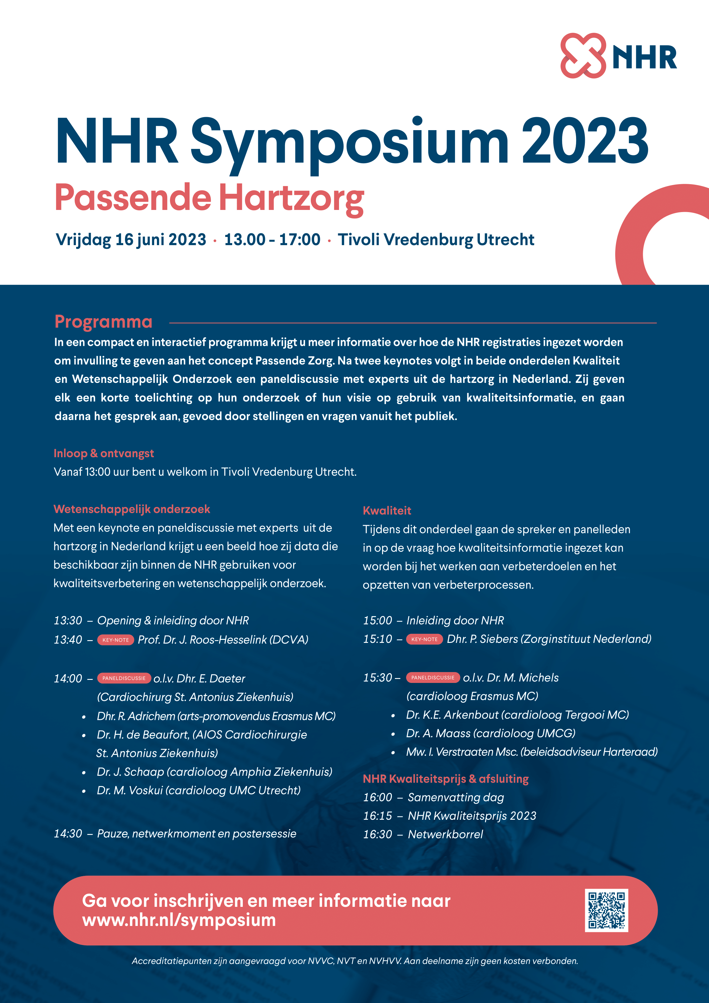 Poster programma NHR Symposium 2023